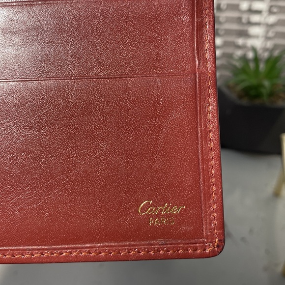 Authentic Cartier Checkbook Holder Wallet - Picture 6 of 10